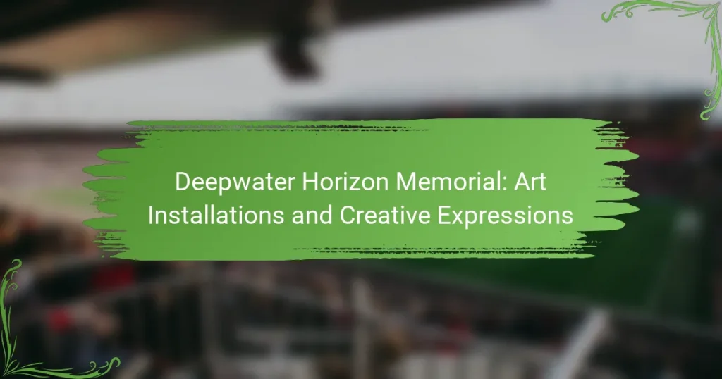 Deepwater Horizon Memorial: Art Installations and Creative Expressions