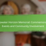 Deepwater Horizon Memorial: Commemoration Events and Community Involvement