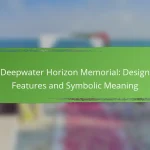 Deepwater Horizon Memorial: Design Features and Symbolic Meaning