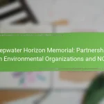 Deepwater Horizon Memorial: Partnerships with Environmental Organizations and NGOs