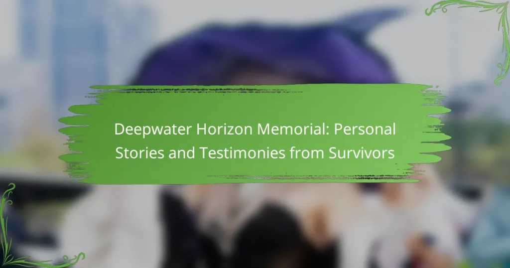 Deepwater Horizon Memorial: Personal Stories and Testimonies from Survivors