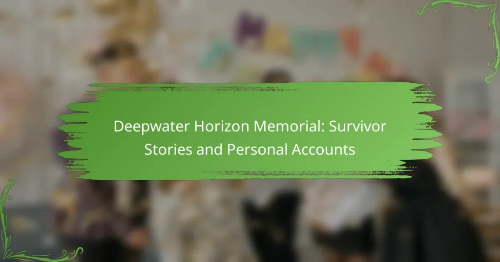 Deepwater Horizon Memorial: Survivor Stories and Personal Accounts