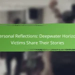 Personal Reflections: Deepwater Horizon Victims Share Their Stories