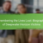 Remembering the Lives Lost: Biographies of Deepwater Horizon Victims