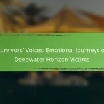 Survivors’ Voices: Emotional Journeys of Deepwater Horizon Victims